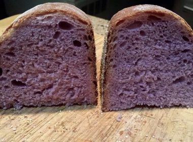 Purple bread: healthy purple bread